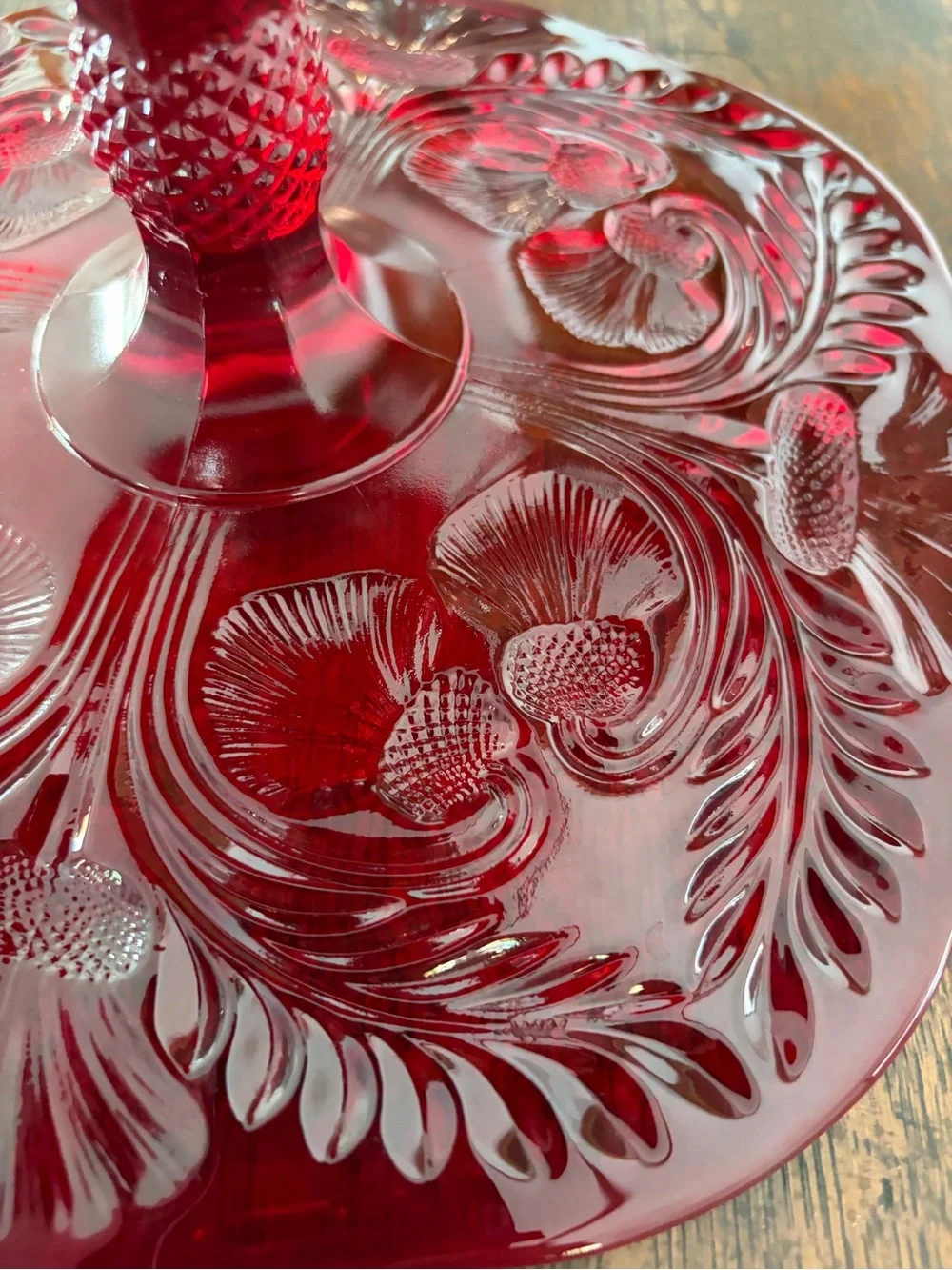 Mosser Thistle Cake Stand